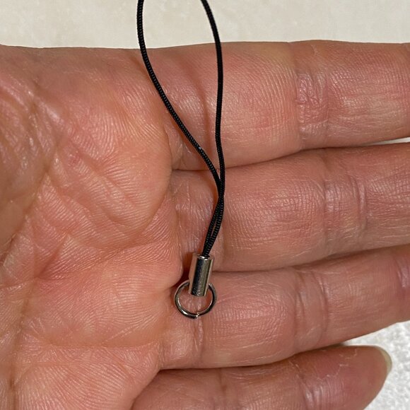 3/$10, Black Lanyard Split Ring Strap for Cell Phone, Keychain, Bag Charms - Picture 4 of 5